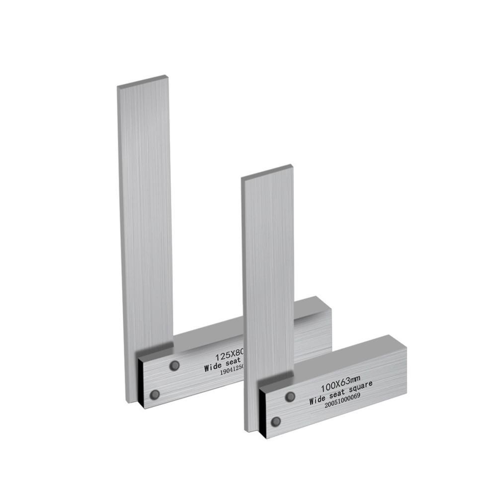 90 graders rettvinklet ingeniørsett presisjonsslipt stål herdet vinkellinjal Karbonstål maskinist firkant