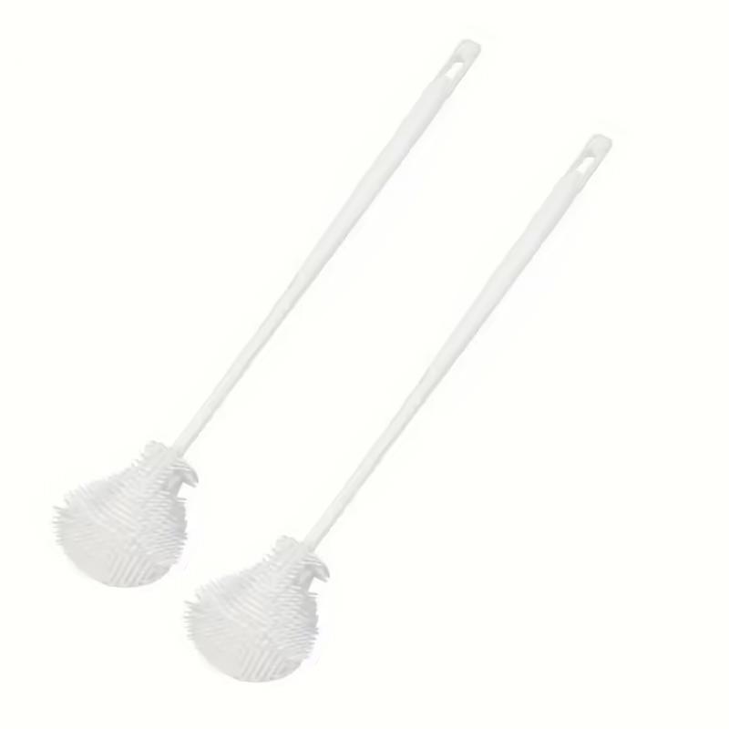 1/2/3Pcs Silicone Cup Brush Long Handle Folding Head Glass Bottle Cleaner Kitchen Cleaning Tool