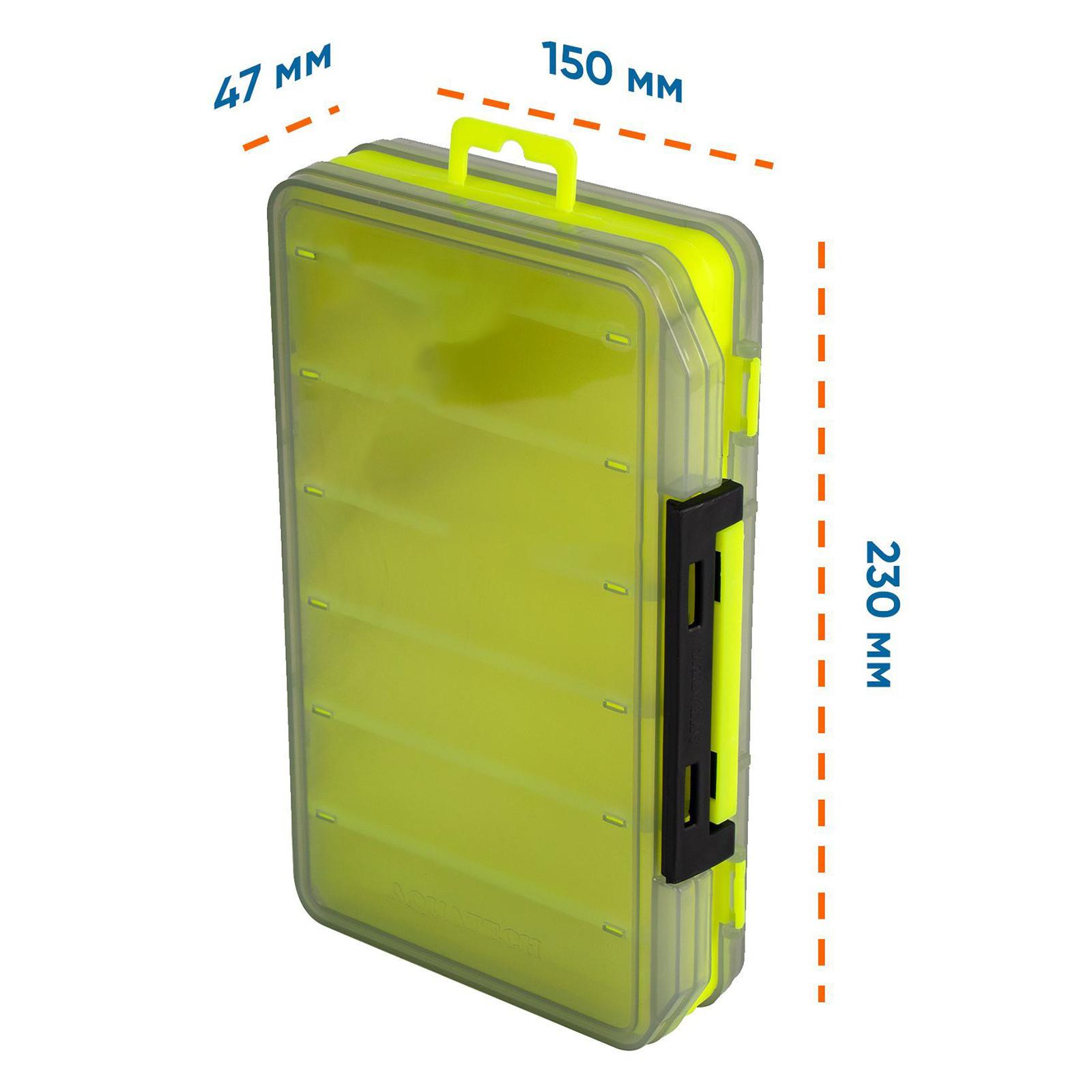 

Fishing Double-layer Accessory Box Fishing Storage Box One Size жовтий