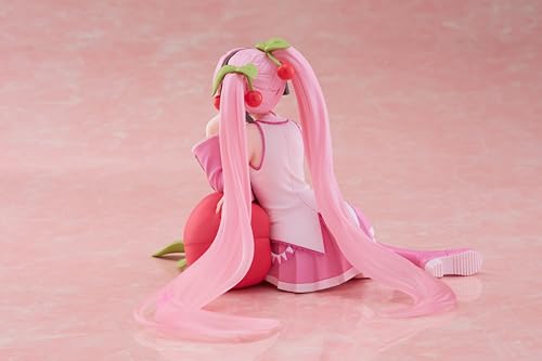 TAITO Sakura Miku Cute Tabletop Figure (Cherry Cushion Ver.)