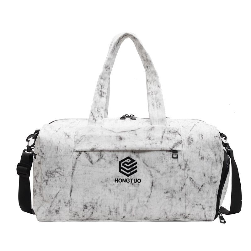 Travel bag large capacity high niche new diamond yoga fitness bag dry and wet separation travel luggage men and women