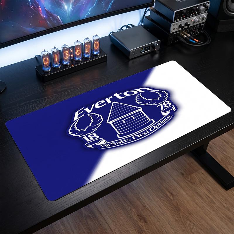 Everton Fußball Druck Großes Mauspadd, Rutschfeste Erweiterte Gaming Schreibtischmatte für Büro Zuhause