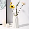 6PCS Elegant Plastic Flower Holder Vases With Subtle Texture Small Storage Bottle For Home Decoration