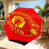 Manchester United F.C Print Automatic Open Close Umbrella, Portable Foldable Umbrella, for Outdoor Commute Camping Trip, Ideal Birthday Gift