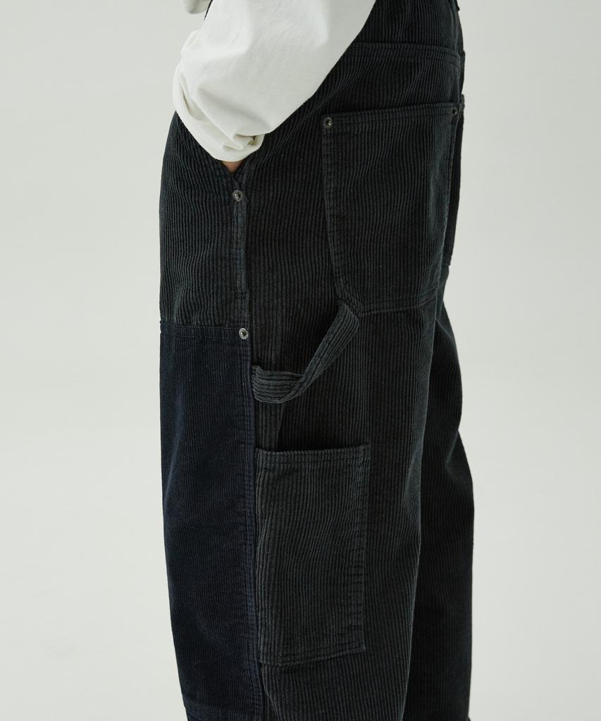 MAGOODGAN Farburn 4416 Carpenter Corduroy Contrast Dark Navy Pants