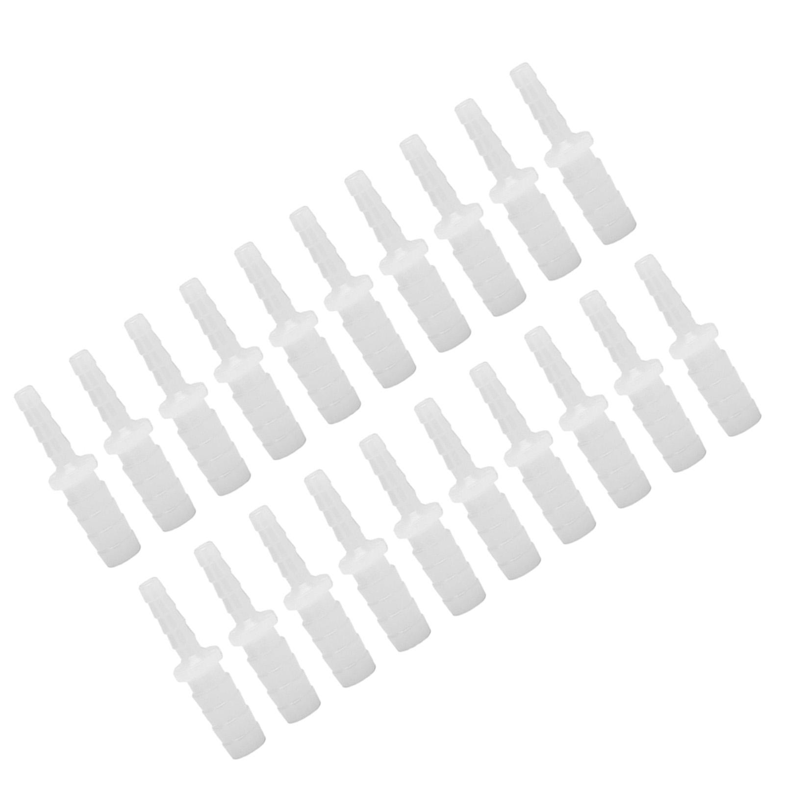 

20PCS 2 Way Straight Aquarium Water Pipe Adapter Fish Tank Fittings Joint Connector