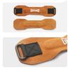 GOUNOD H15 1Pc Sports Compression Knee Strap Double Layer Cowhide Leather Patella Support for Running/Cycling