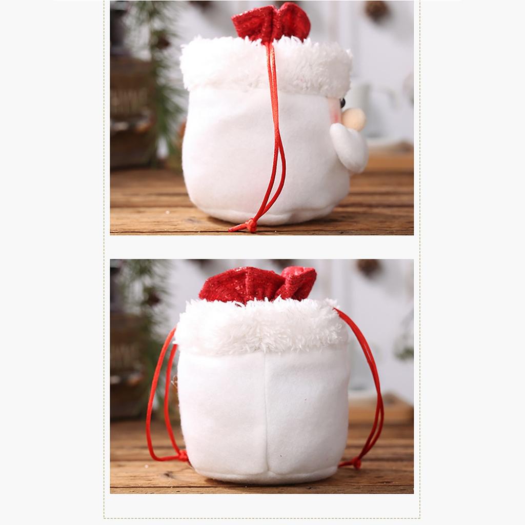 Christmas Kids Candy Bags Pouch Santa Snowmen Xmas Bag Children Bag Drawstring Container