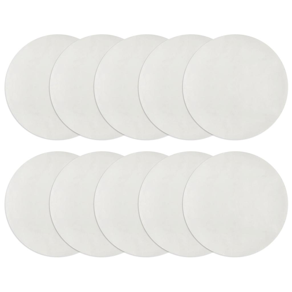 Set of 500 Disposable Round Steamer Paper Non-Stick Liners for Steaming Bread For Dumplings Buns Cakes and More