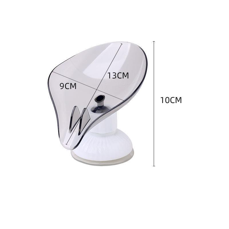 Leaf Shape Soap Dish Soap Box Soap Holder Sponge Drain Box Shower Soap Sponge Storage Holder Plate Kitchen Bathroom Supplies