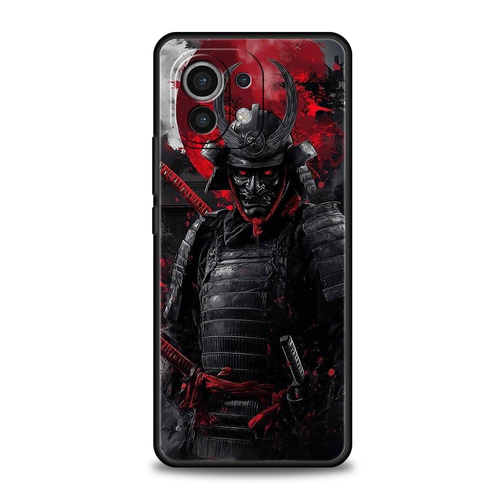 Japanese Bushido Samurai Phone Case For Xiaomi Mi 17 15T 15 14 14T 13T 12T Pro 12 13 Lite 5G 11T Poco X6 X7 X5 Pro Soft Cover