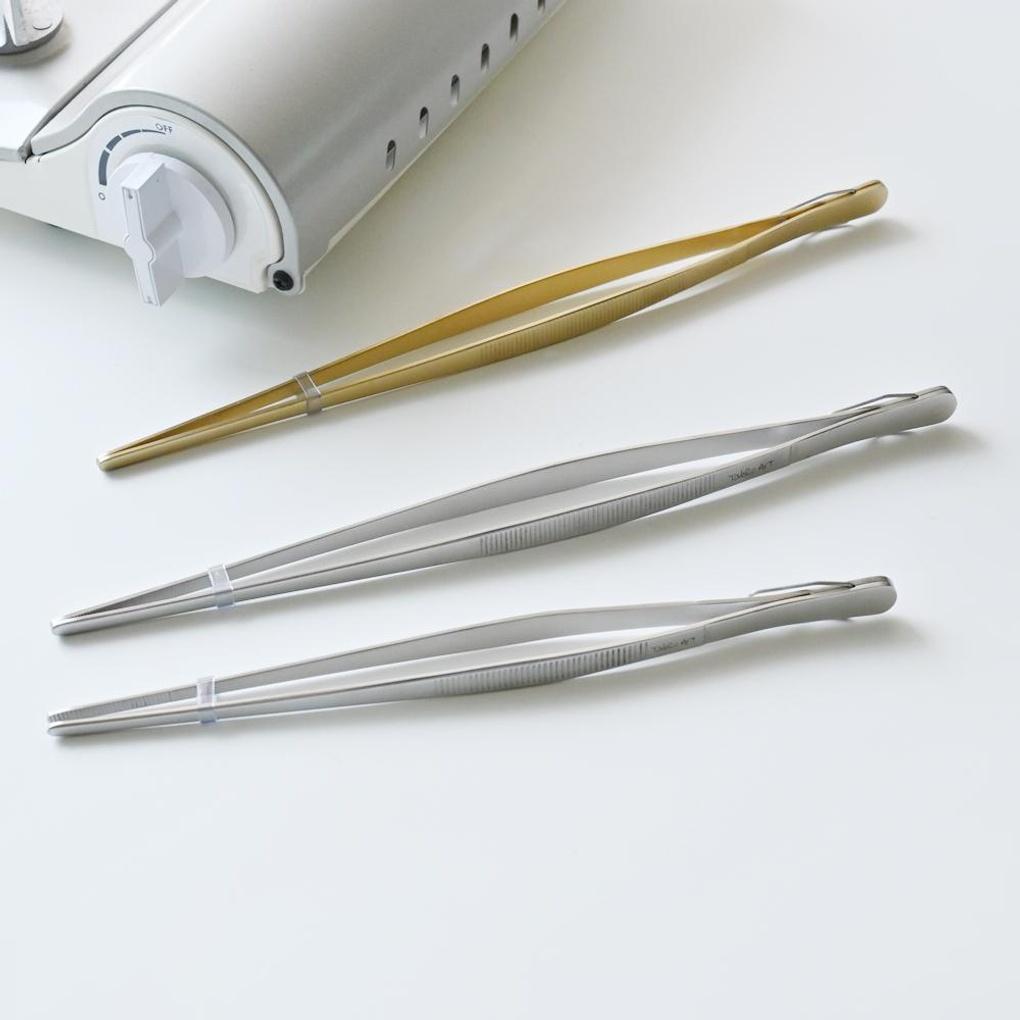 Stainless Steel Cooking Tweezers, 2 Colors