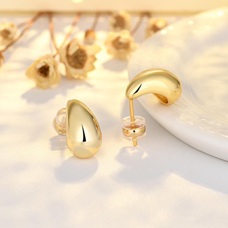 

Hot Chili Pepper Earrings Trendy Water Drop High-end Light Luxury Earrings Copper-plated real gold (color retention)