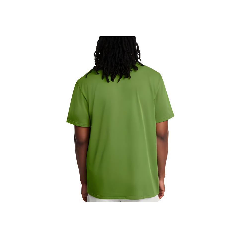 Under Armour Curry Series Logo Solid Color Crew Neck Short Sleeve T-Shirt Men Tops Olive-Green 1387107-306