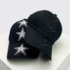 And Women Stereoscopic Stars Letter Print Embroidery Baseball Caps Sun Protection Hip Hop All-Match Personalized Peaked Hats Fashion Distressed