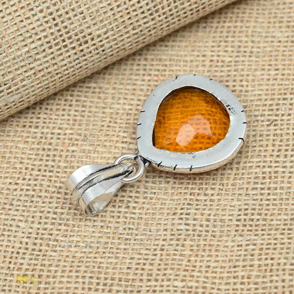 Ciondolo Gioiello Fatto A Mano Con Pietra Preziosa A Forma Di - Foto 5