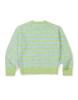 MMLG [Mmlg] Hairly Stripe Knit (Green)