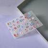 Waterproof 5D Embossed Nail Art Stickers: Bridal Flowers & Bows, Long-lasting & Tearable