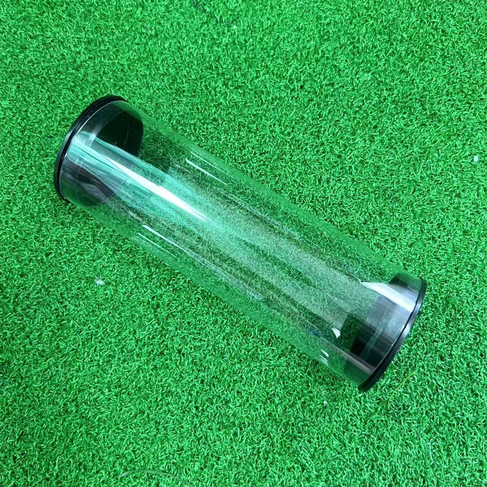 

Прозрачный контейнер для хранения мячей для гольфа, органайзер-цилиндр, туба, для софтбола 4.5cmx4.5cmx13.5cm