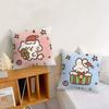 Christmas Cartoon Cat Snowy Day cushion cover Pillow Cover Decoration Room Home Sofa living Office Car Nordic Simplicity