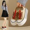 Women Canvas Casual Board Shoes Fashion Low Top Sport Sneakers Size 35-40 Comfortable Walking Travel Everyday Footwear