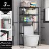 Punch-Free Bathroom Toilet Storage Shelf