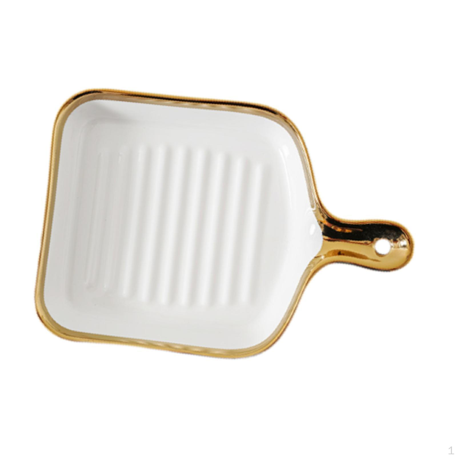 

Поднос для десерта, торта, фруктов, декоративная золотая окантовка, стейк, свадебный декор, тарелка, косметика белый