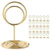 26Pcs Table Number Holders, Place Card Holders, Wire Picture Holders, Small Table Card Holders, Photo Holders for Center