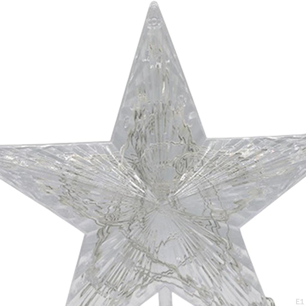 Hvězda na vrchol vánočního stromku pro festivalovou domácí dekoraci