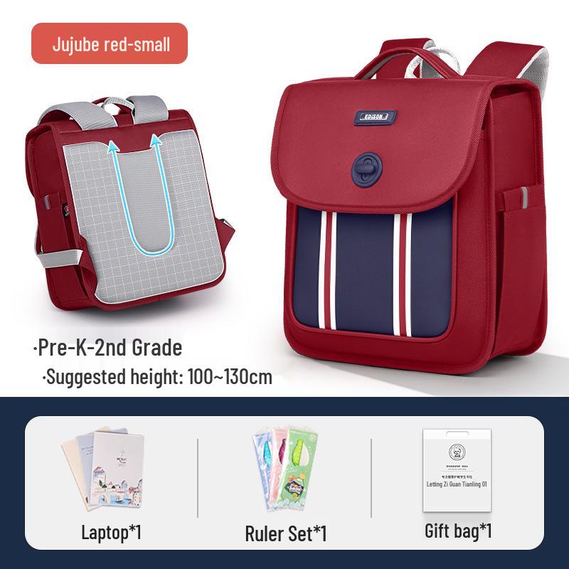 

Edison 2025 Unisex British Style School Backpack with Spine Protection and Waterproofing