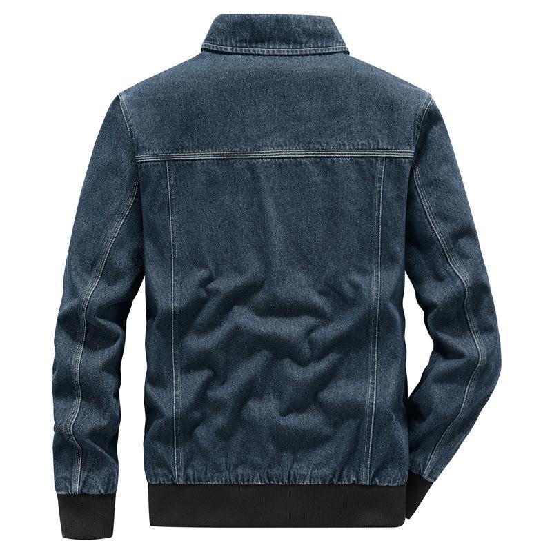 Autumn Daily Denim Vintage Jacket Men's Casual Top Loose Versatile Jacket Men's Jacket