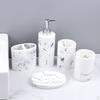 Bathroom Supplies Accessory Set 5-Piece Toothbrush Holder Dispenser