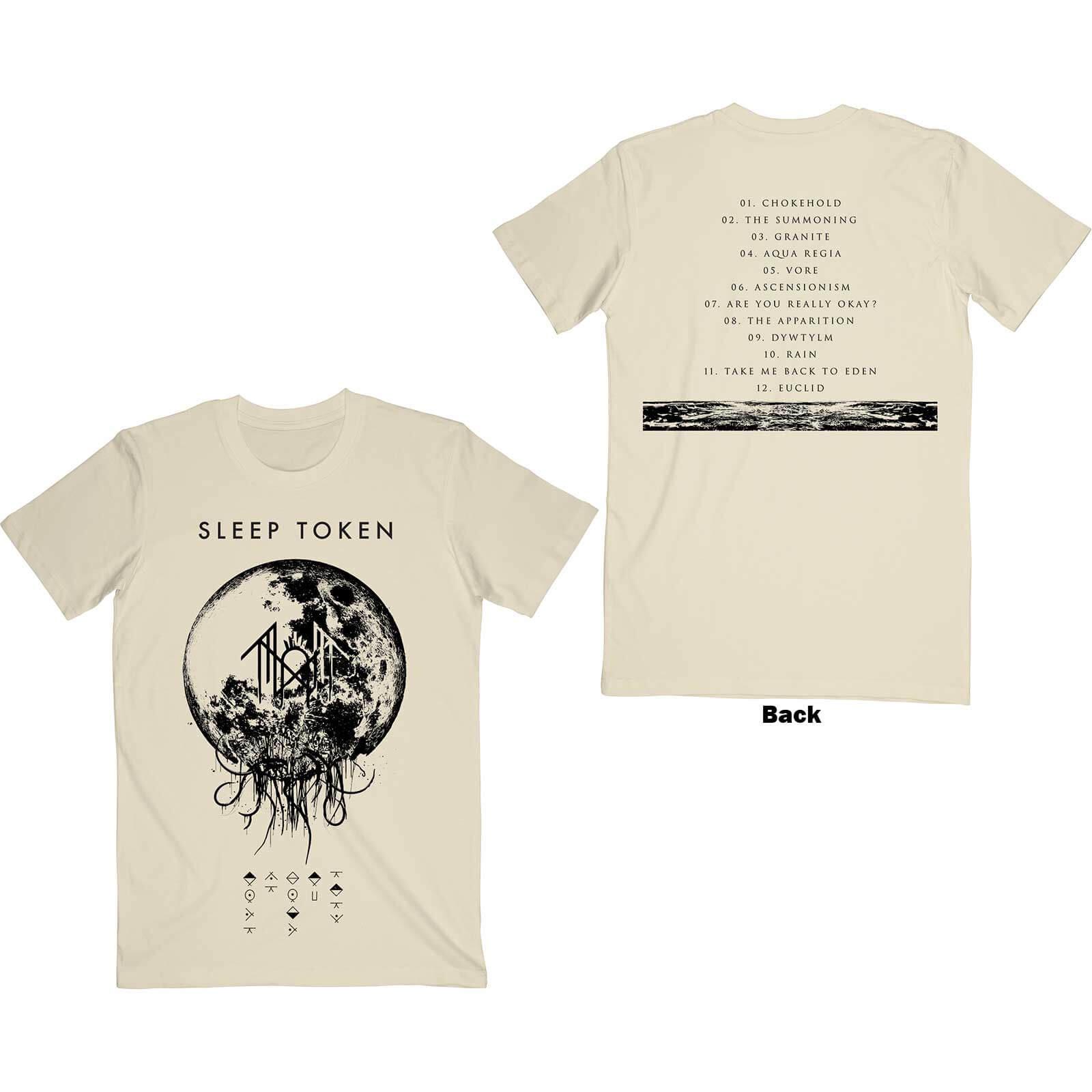 New Sleep Token T-Shirt: Take Me Back To Eden (Back Print) OFFICIAL natural L