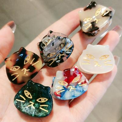Neue, niedliche Katzenhaarspange für Damen, Haarklammern aus Essigsäure, Krabbenklauen-Clips, Styling-Haarnadeln, modische Haaraccessoires