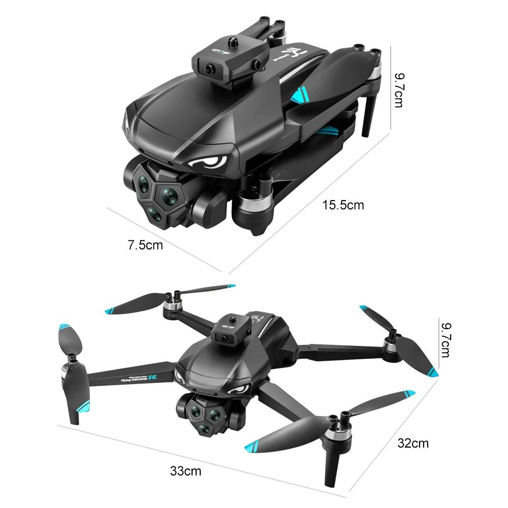2025 M33 MAX Dron Profesionální 4K/6K/8K Kamera Letecký FPV Kartáč Vyhýbající se Překážkám s 4,5'' Velkým Displejem Dálkové Ovládání Skládací Dron 5 km