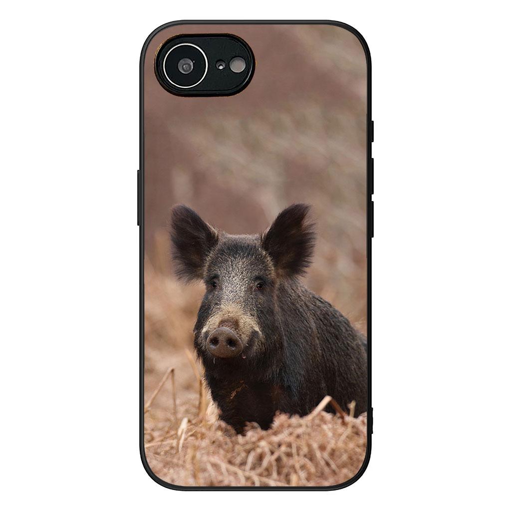 Wildschwein Schwein Handyhülle für Samsung Galaxy A36 A17 A26 A07 A35 A54 A53 A13 A33 A34 S8 S9 S20 S21 FE S10 Plus Hülle