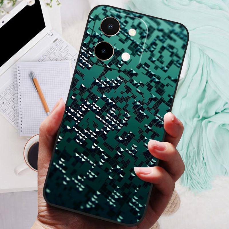 

для Vivo Y28 4G Чохол V2352 М який ТПУ Силіконовий Чохли для Телефона для Vivo Y28 Y 28 VivoY28 4G Чохол 6.68 Бампер Ударостійкий Coque Чохол For Vivo Y28 4G