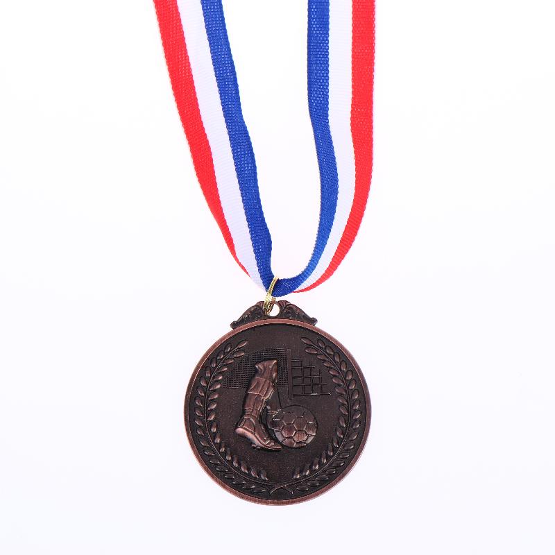 6.5Cm Medal Sports Rewards With Neck Ribbon Metal Winner Medals Competition Award Football Medal For Talent Show Party Race