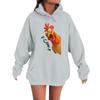 Women's Fashion Casual Long Sleeve Loose Printed Sweatshirt