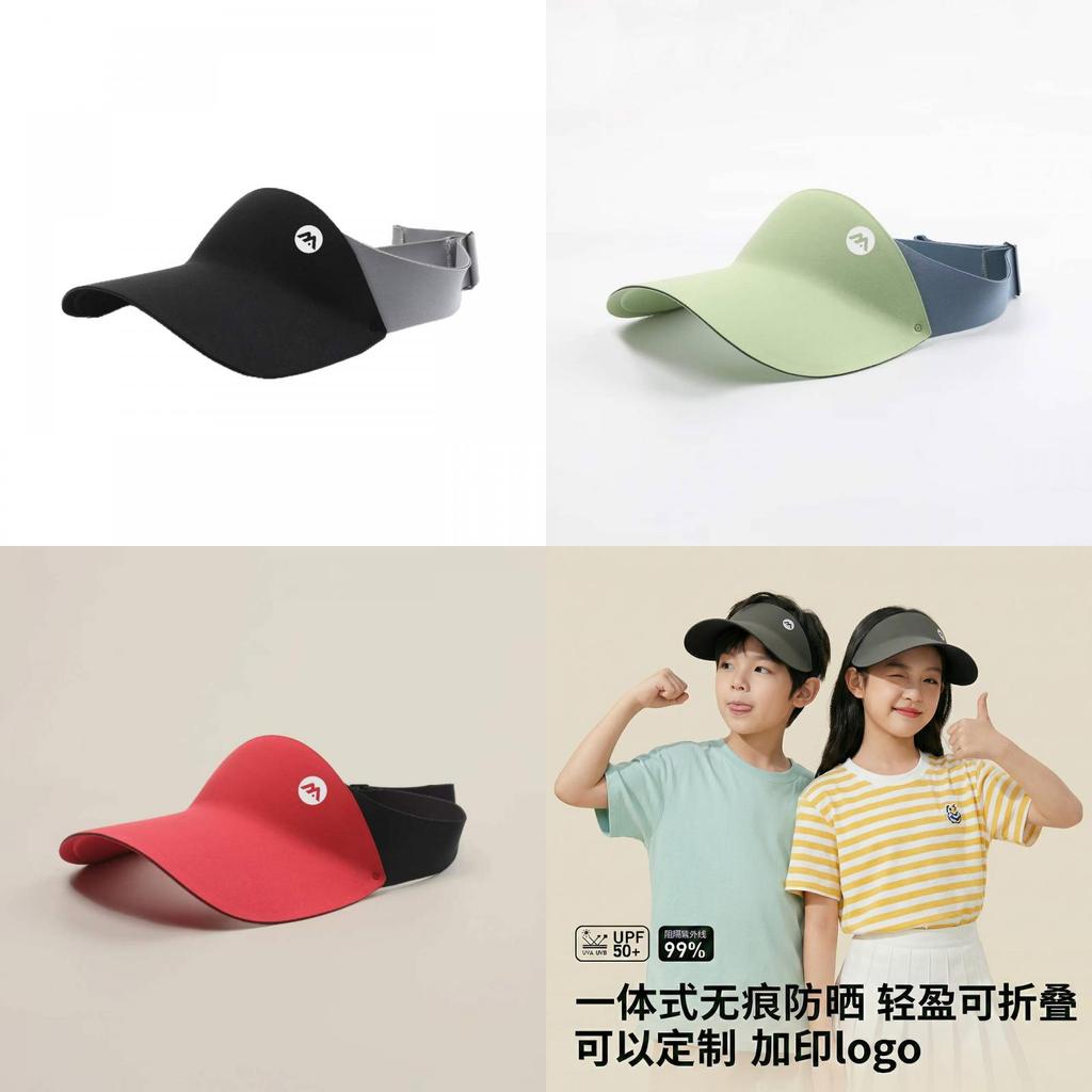 Kids Sun Hat With Logo Adjustable Large Brim Sun Protection For Outdoor Play