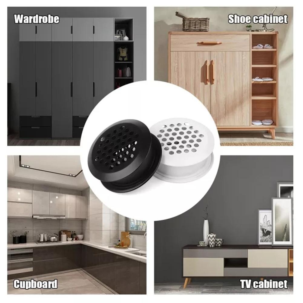 Dual Panel Installation Wardrobe Shoe Cabinet Air Vent Ventilator Grille