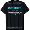 Funny Awesome Psychiatrist Therapist T Shirts Unisex Women Cotton Humor Streetwear Tee Short Sleeve Unisex Loose Clothing