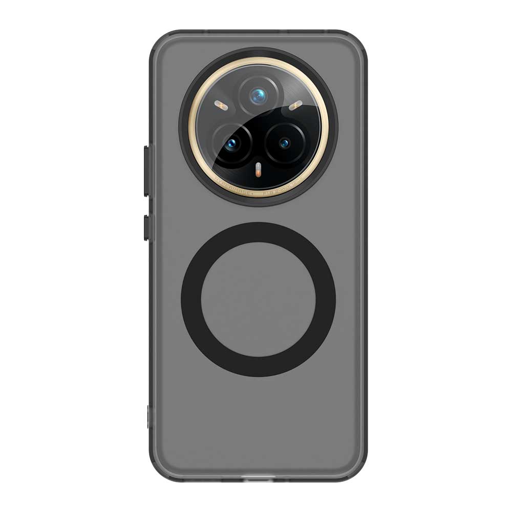 Magnetic Luxury Wireless Charge For Magsafe Case for OPPO Realme 14 Pro Plus Pro+ 5G Matte Translucent Candy Shockproof Cover