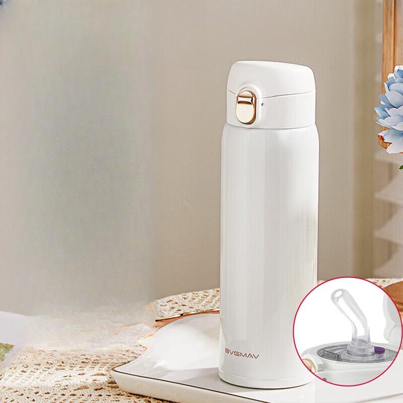 BVGMAV 480mL 316 Stainless Steel Pop-Up Lid Insulated Straw Bottle