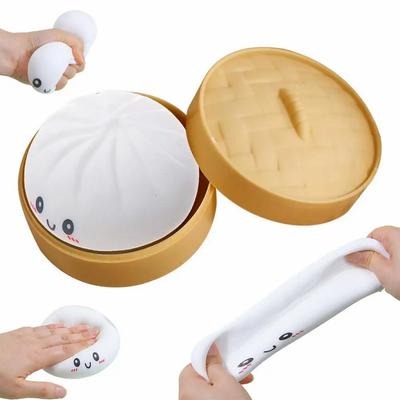 Squishy Rainbow-Dumpling Toy Anti-Stress Release Hand Relax Squishy Stress Relief Plaything Soft Slowing Rebound Squeeze Toy For Kids Adults