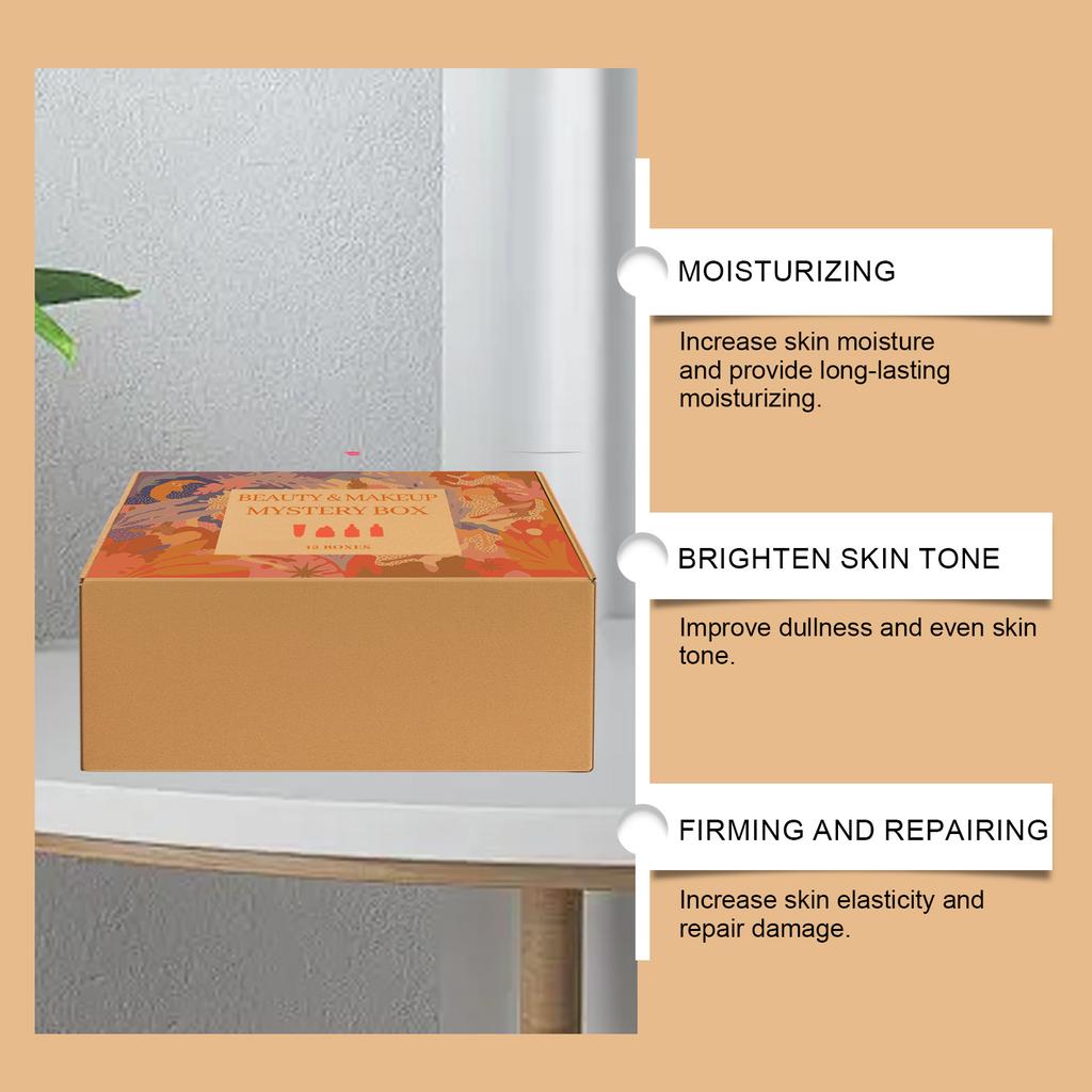 Beauty And Skin Care Gift Box: Daily Beauty And Skin Care Nourishing, Refreshing And Moisturizing Facial Care Box.170ML