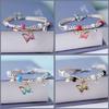 Butterfly Designs Bracelet Adjustable Handchain for Women Girls Stylish Jewelry Accessory for Friend Family
