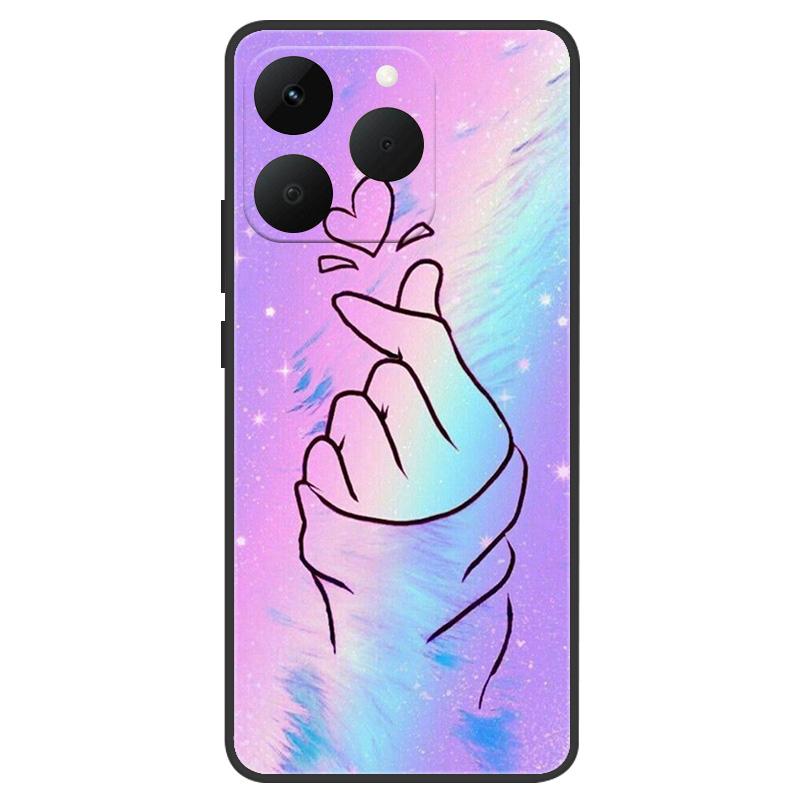 Per Custodia Realme 15T Realme15T 5G NUOVO TPU Silicone Antiurto Gatto Copri Telefono Per Realme 15 T 15t 2025 Funda Stampa Morbido Guscio