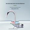 Wall-Mounted Brass Kitchen Faucet
