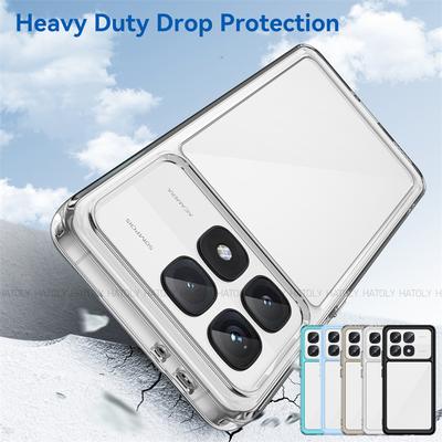 For Xiaomi Redmi K70 Ultra Case Xiaomi Redmi K70 Ultra Cover Clear PC Shockproof Silicon Phone Back Cover Xiaomi Redmi K70 Ultra